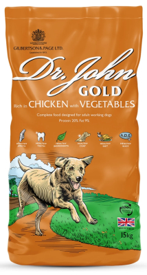 Dr. John Gold hundefoder til alle voksne hunde