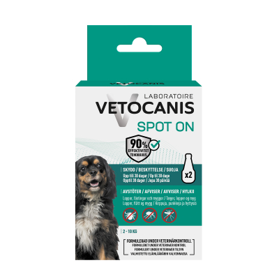 Anti-parasit Spot on Hund - Vetocanis 2-10 kg